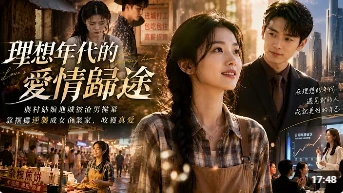 频道中的都市情感短剧内容画面